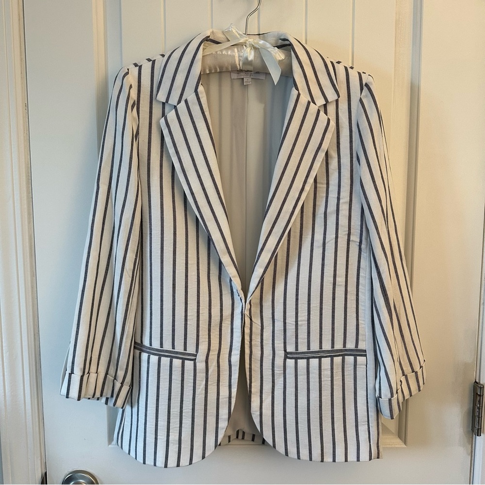 Women’s Striped Blazer